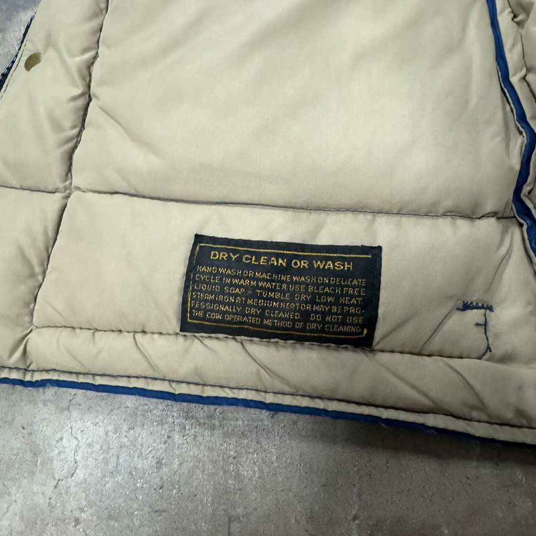 Eddie Bauer - 80s Eddie Bauer ダウンベスト 黒タグ ヴィンテージ