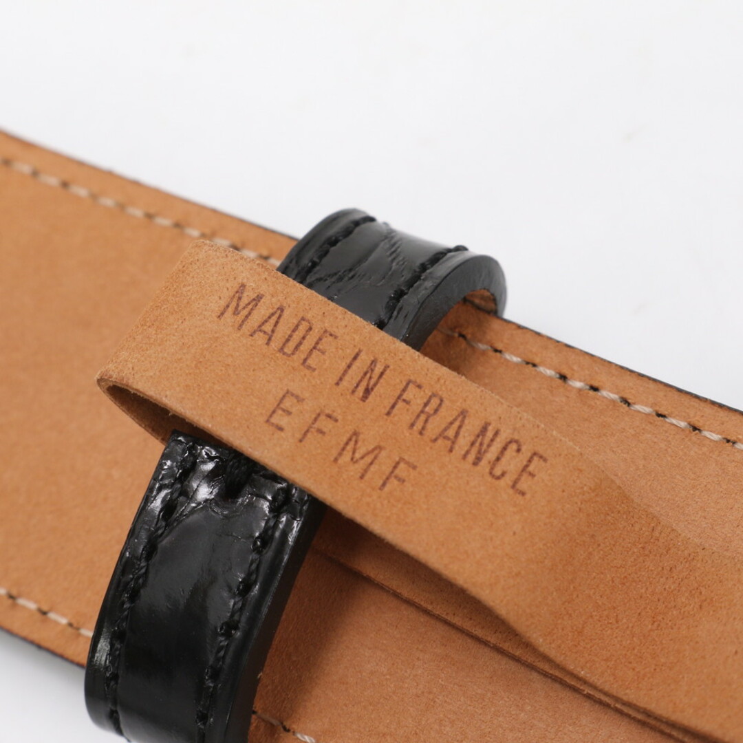 Cartier - 新品同様 カルティエ タンク クロコダイル レザー シルバー