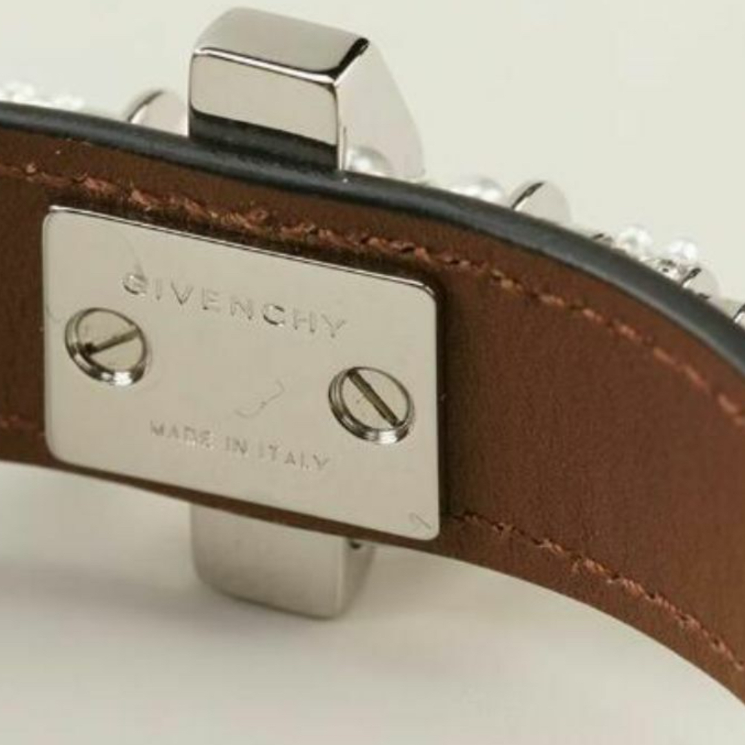 GIVENCHY - GIVENCHYRICCARDOTISCIオブセディアレザーブレスバングルの
