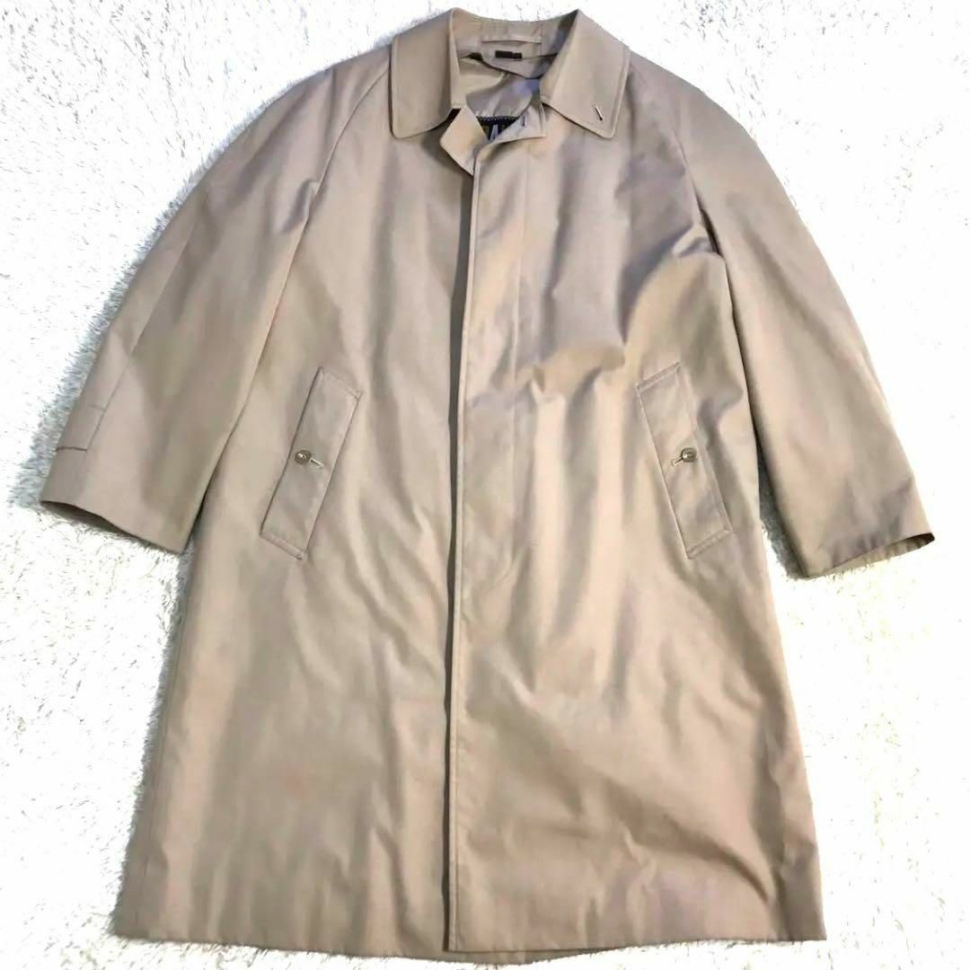 DAKS - DAKS【ベージュ☆Lサイズ】ステンカラー コート ライナー付き
