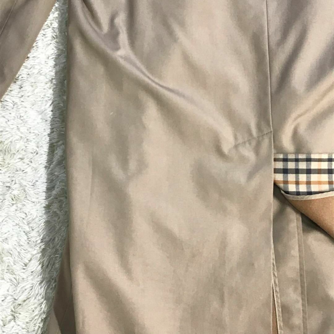 DAKS - DAKS【ベージュ☆Lサイズ】ステンカラー コート ライナー付き