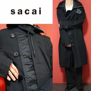 sacai - sacai 20aw ドッキング コート ブラック サイズ1の通販 by H's