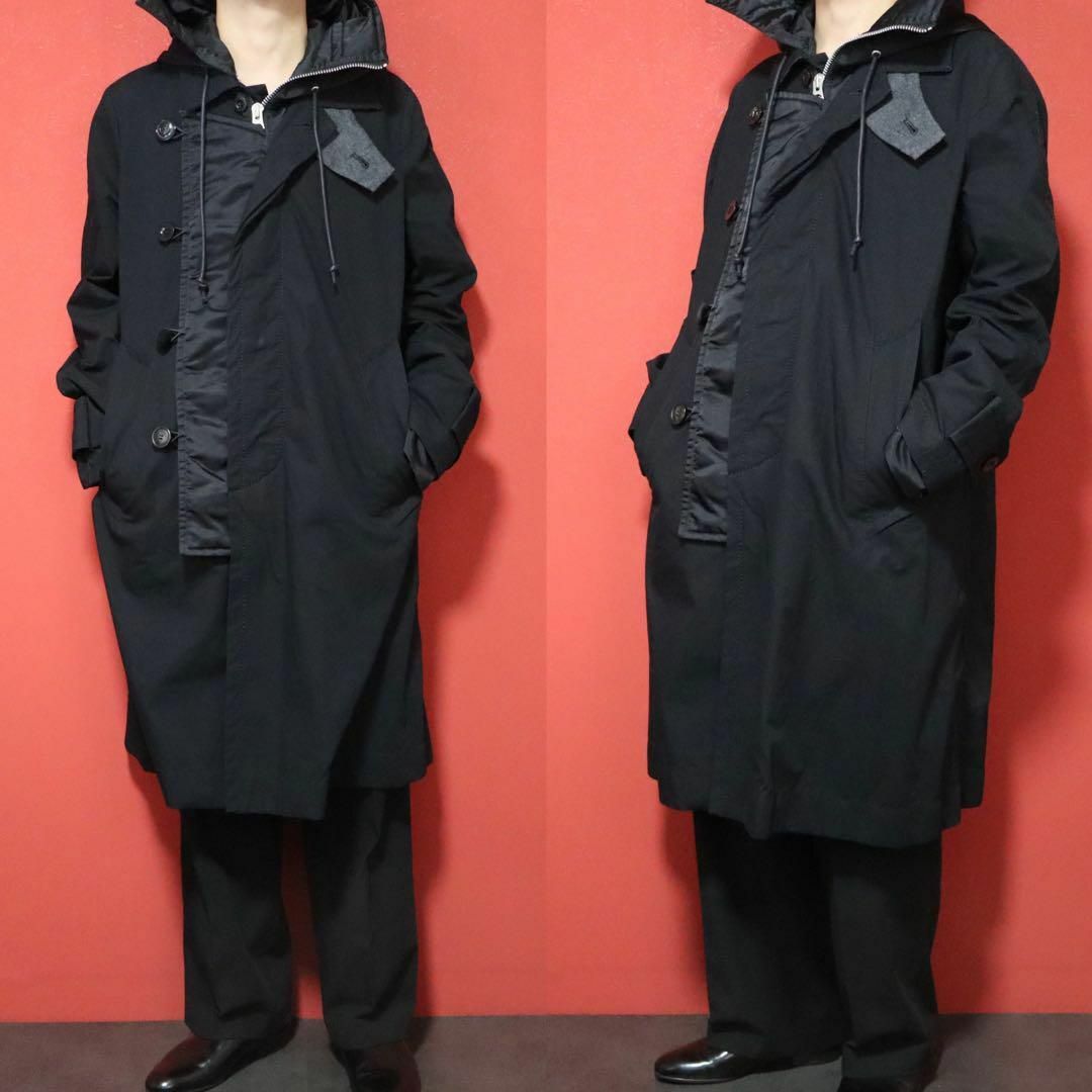sacai - 【極美品】Sacai 21SS 異種ボタン 切替デザイン OXFORD COATの