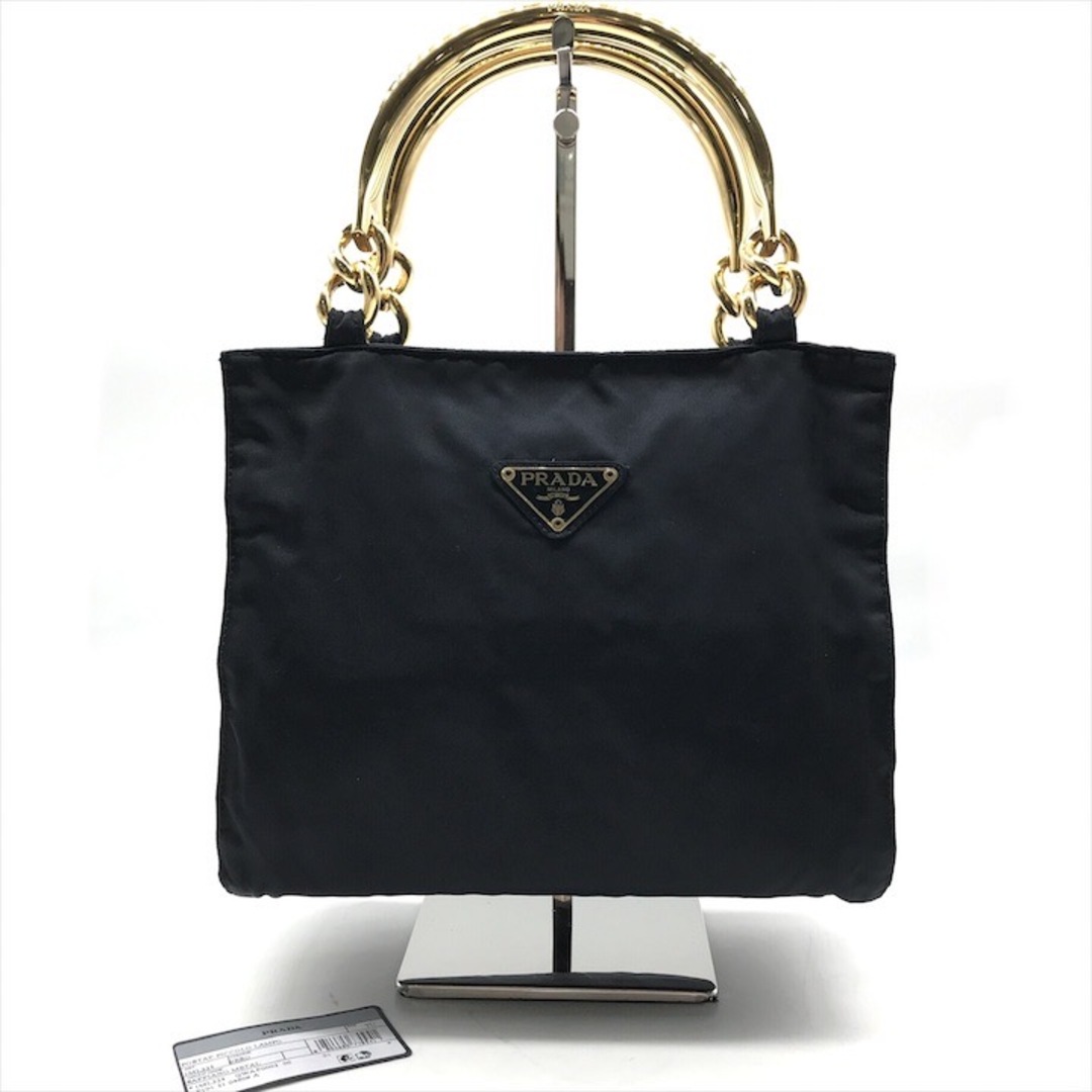 PRADA - 良品 PRADA プラダ 三角ロゴ テスート ナイロン チェーン