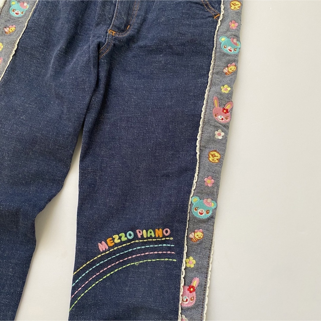 mezzo piano - レア 平成レトロ ミミポポちゃん メゾピアノ デニム