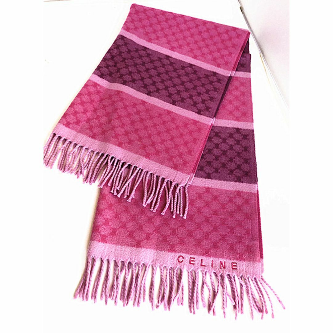 CELINE - 未使用に近い超人気☆CELINEセリーヌ☆マカダム柄☆マフラー