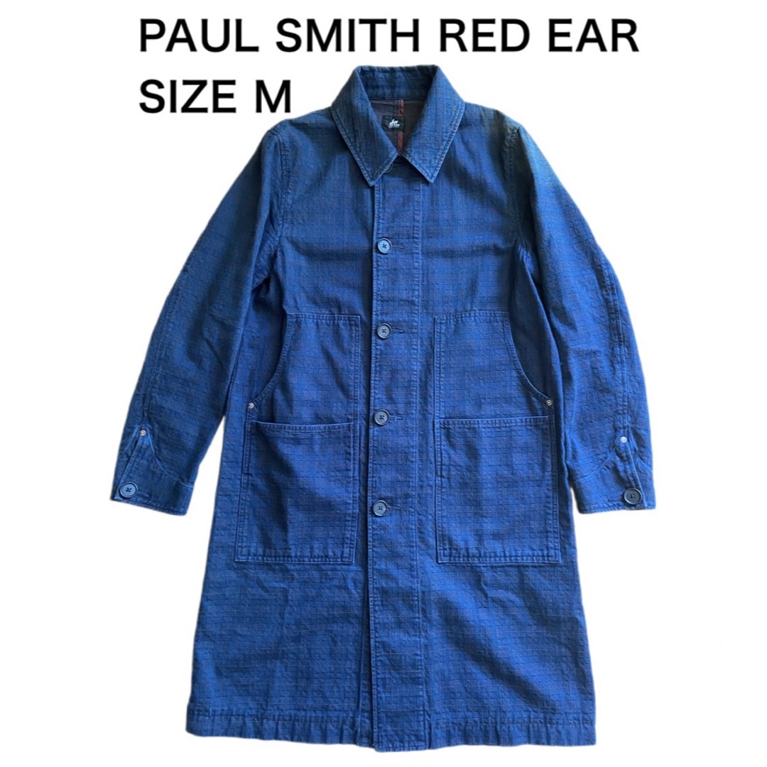RED EAR - PAUL SMITH RED EAR レッドイアー チェック ロングコートMの