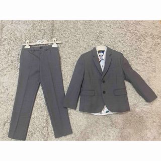 子供用スーツセット（ダークグレー）入学式七五三ポールスミス130