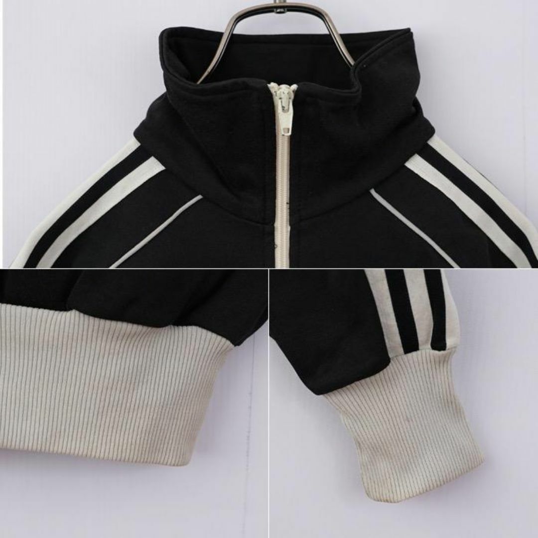 adidas - adidas アディダス トラックジャケット 80s 黒 ブラック 白