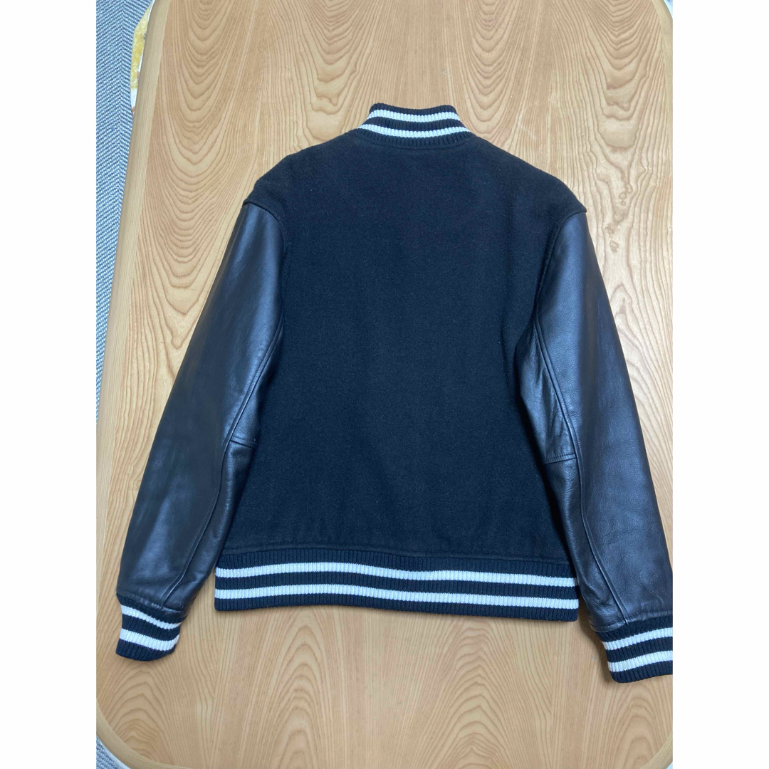 Columbia - Columbia 【美品】スタジャン 黒 ウール・レザーの通販 by