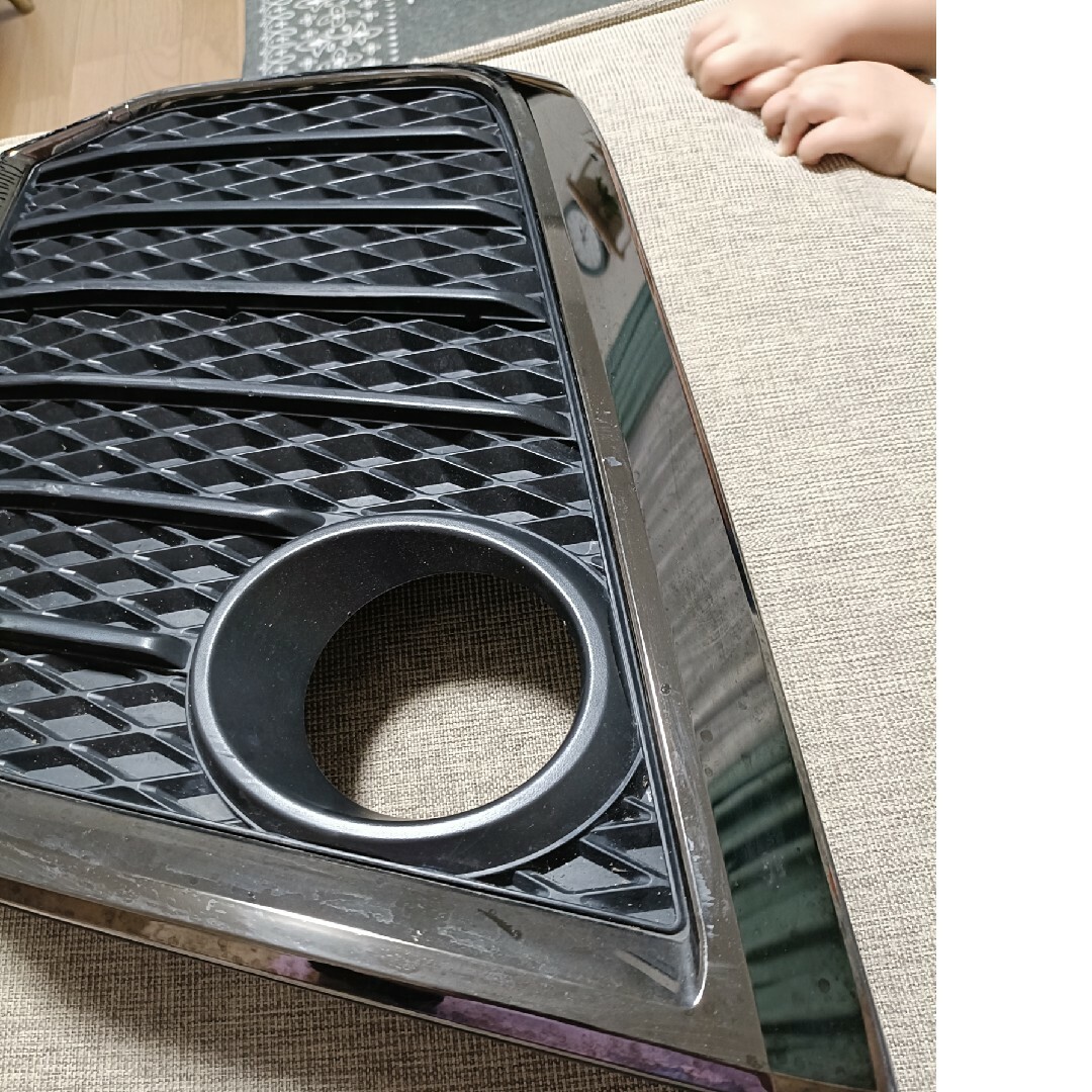 30 ヴェルファイア 前期 Zグレード用 フォグカバー 黒メッキ