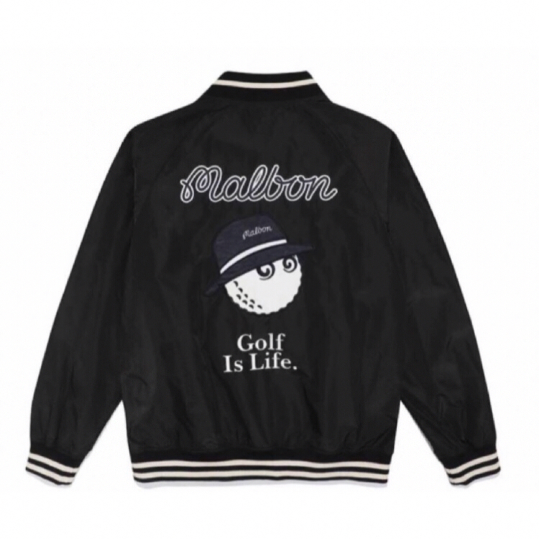 XL マルボンゴルフ MALBON GOLF シャツ スタジャン ジャケットの通販