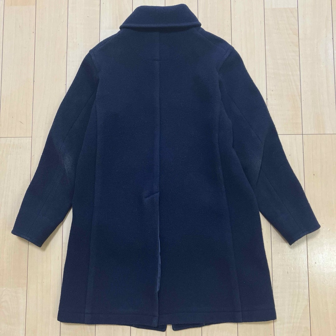 DANTON - DANTON ダントン ウールモッサ コート ネイビー サイズ38の