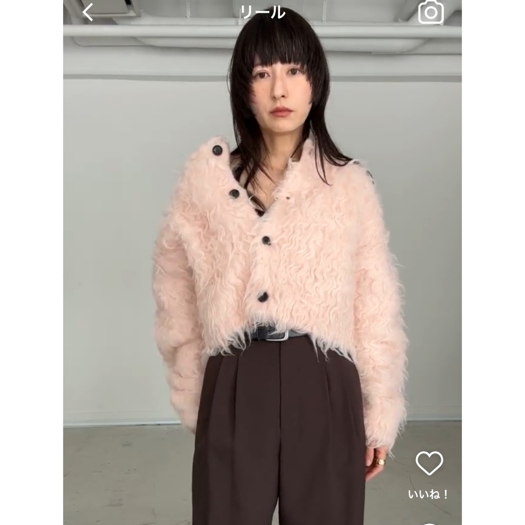 CLANE - CLANE シャギーショートニットカーディガンの通販 by ♡__ 's