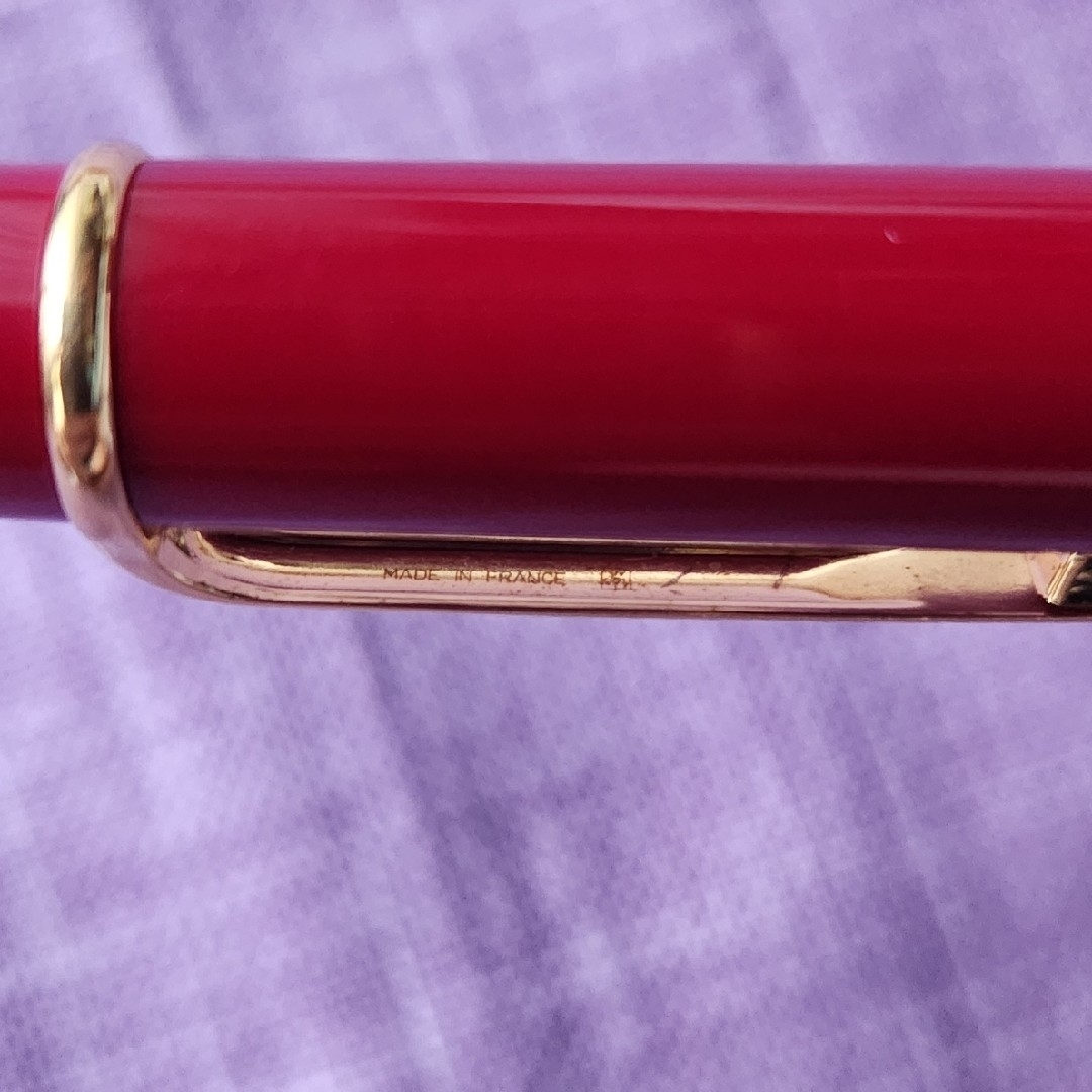 Cartier - カルティエ ディアボロ ボールペン ボルドーxゴールド