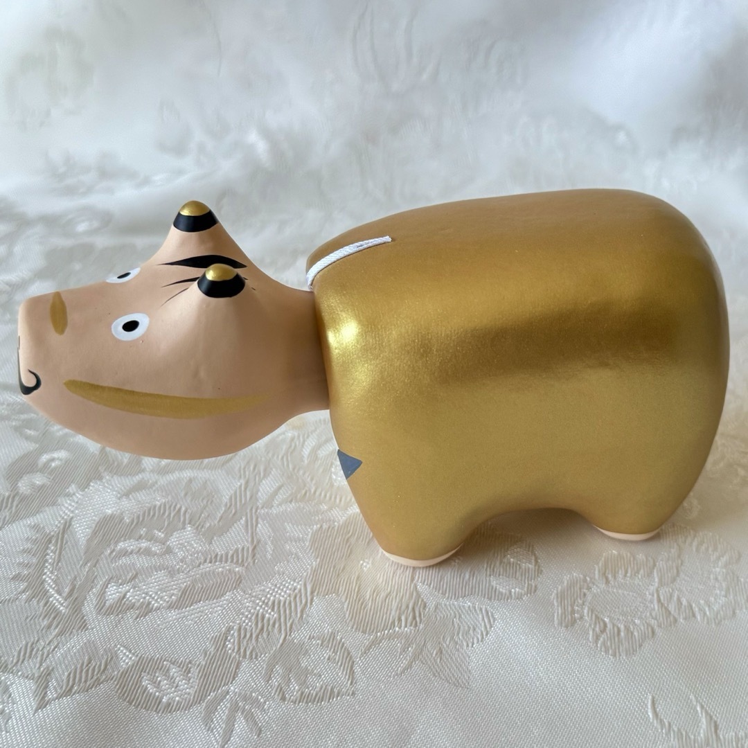 諸橋近代美術館 クラウドファンディング 限定 ひげべこ ゴールドの通販