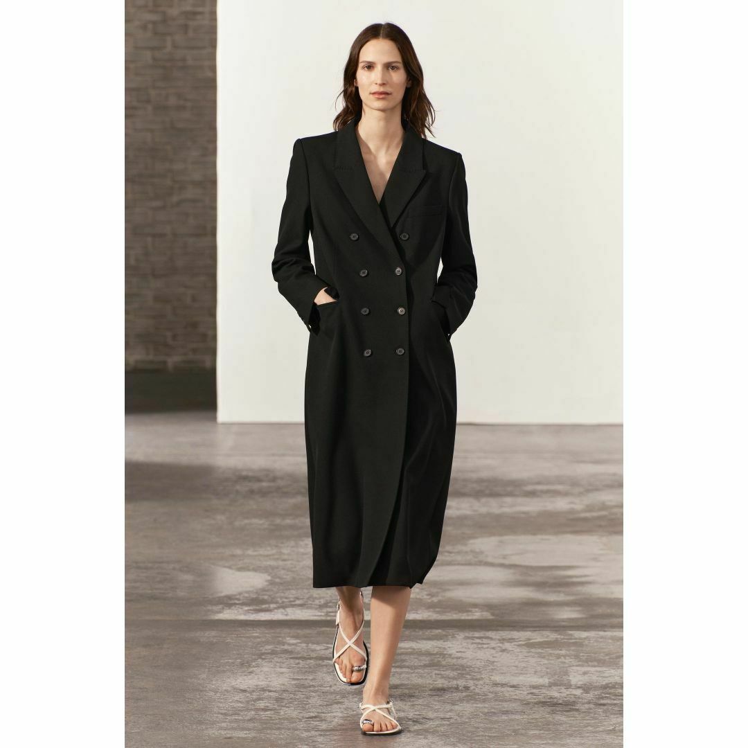ZARA - 新品ZARAZWコレクションダブルロングコートLの通販 by 3月下旬