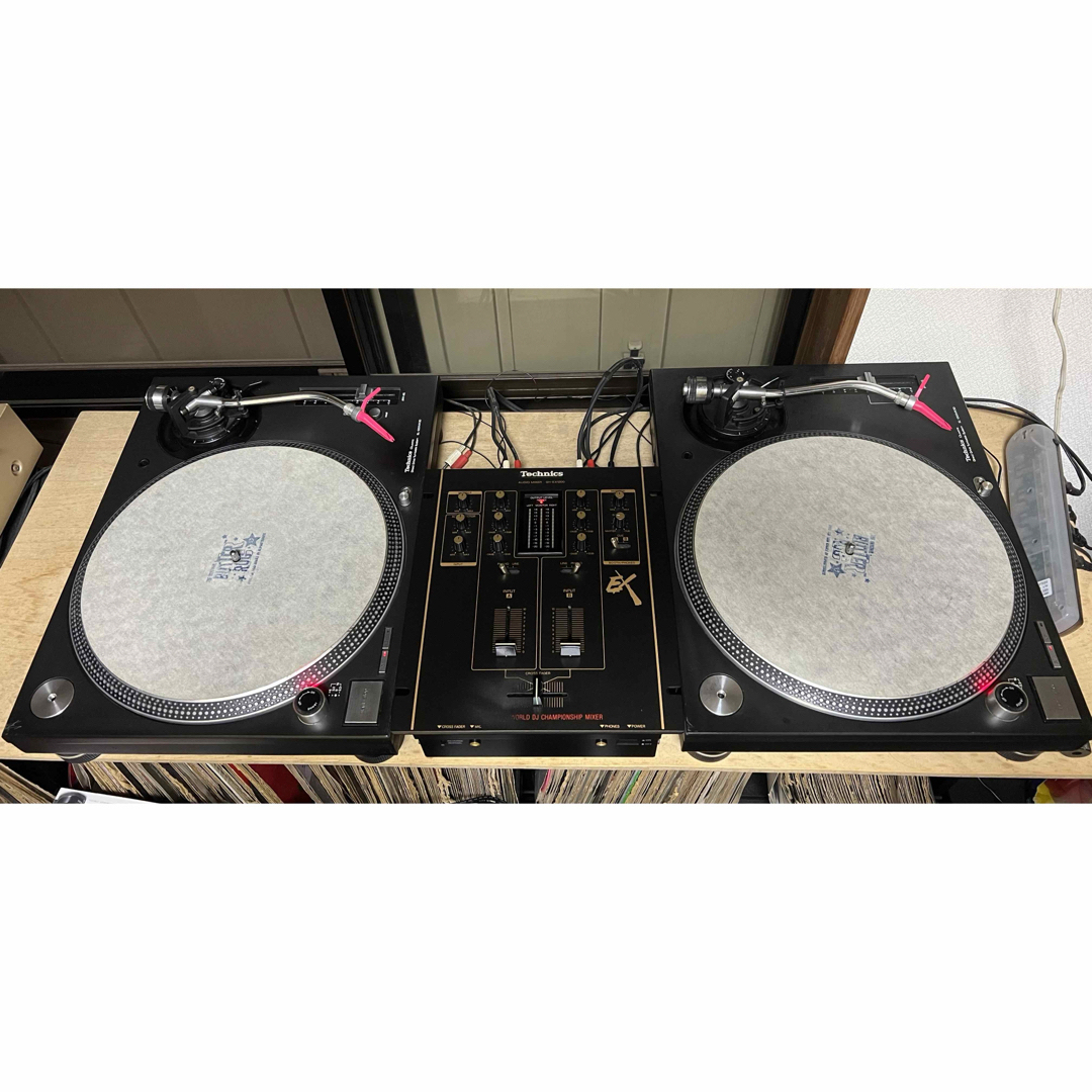 SL-1200MK3 2台+SH-EX1200 1台 テクニクス 新品針付き テクニクス