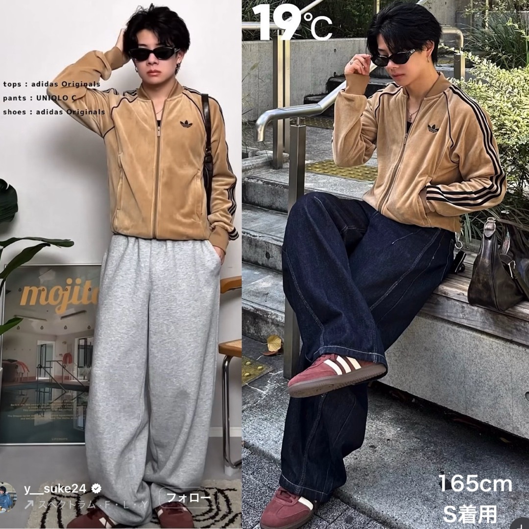 adidas Originals - 新品S⭐️adidas アディカラー ブラウンベロア