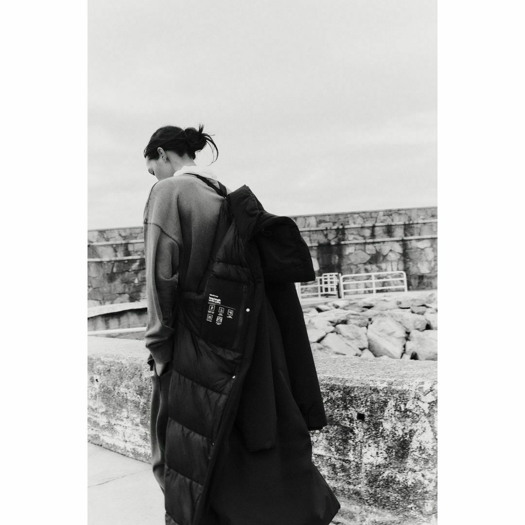 ZARA - 新品ZARAショルダーバンド付オーバーサイズ防水ダウンコートSの