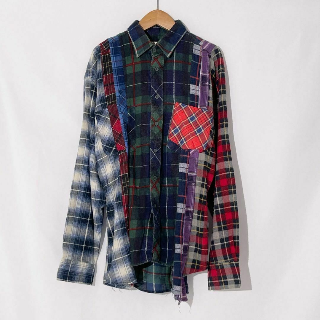Needles - Rebuild by Needles リメイクフランネルチェックシャツの