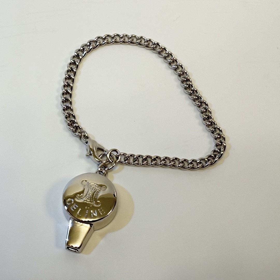 CELINE セリーヌ ホイッスル バッグチャーム キーホルダー 笛 美品