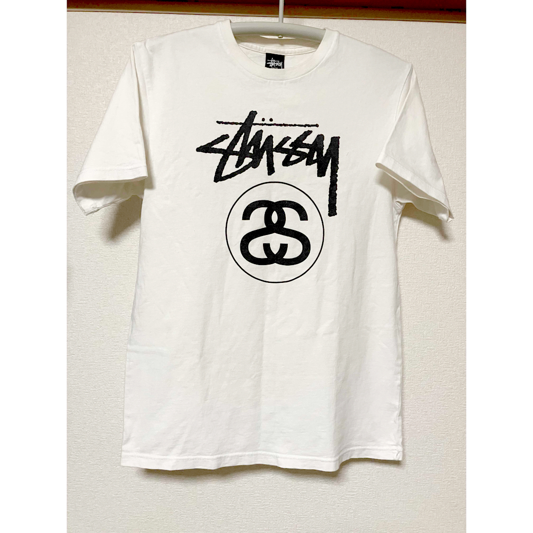 STUSSY - ステューシー Tシャツ ショーンフォントロゴ シャネルロゴ S