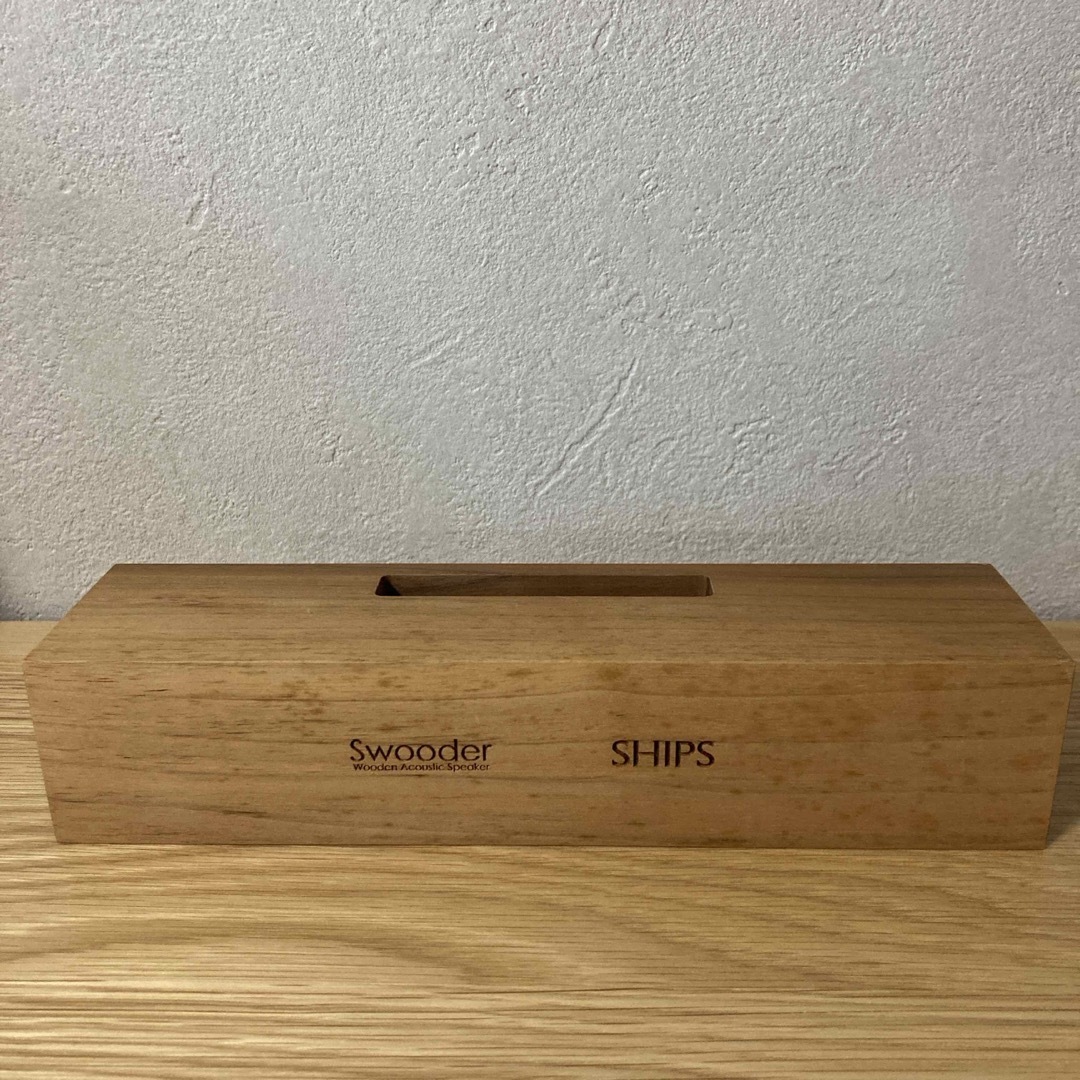 SHIPS - Swooder ✕ SHIPS スウーダー iPhone 木製スピーカーの通販 by