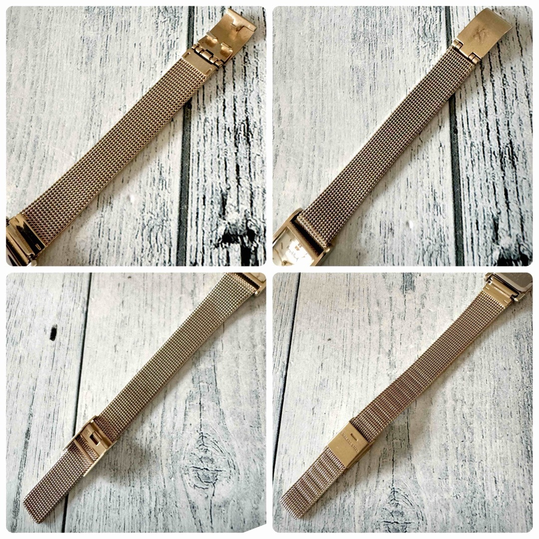 MARGARET HOWELL - 【電池交換済】MARGARET HOWELL スクエア イエロー