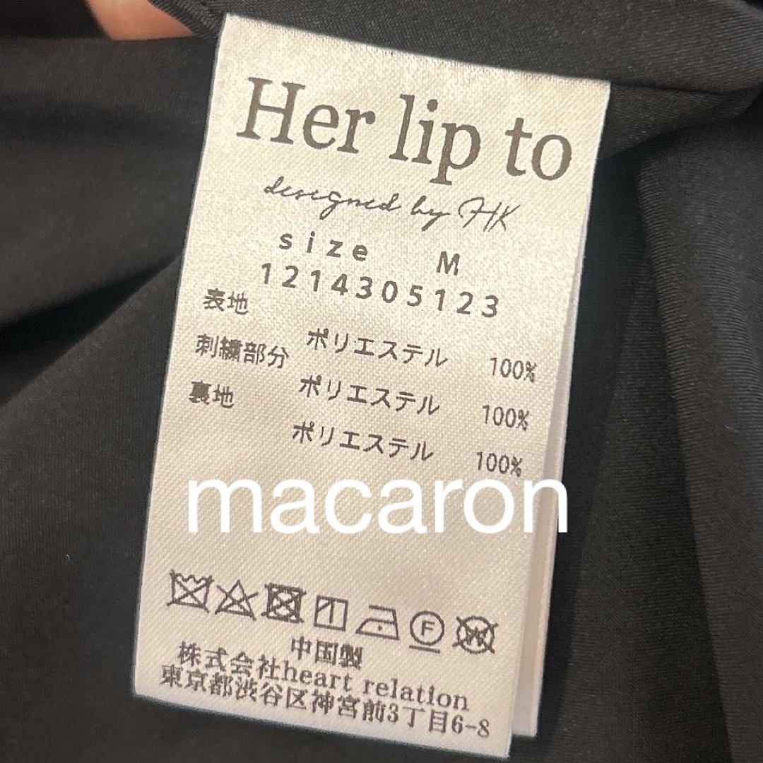 Her lip to - herlipto Embroidered Velour Midi Dressの通販 by