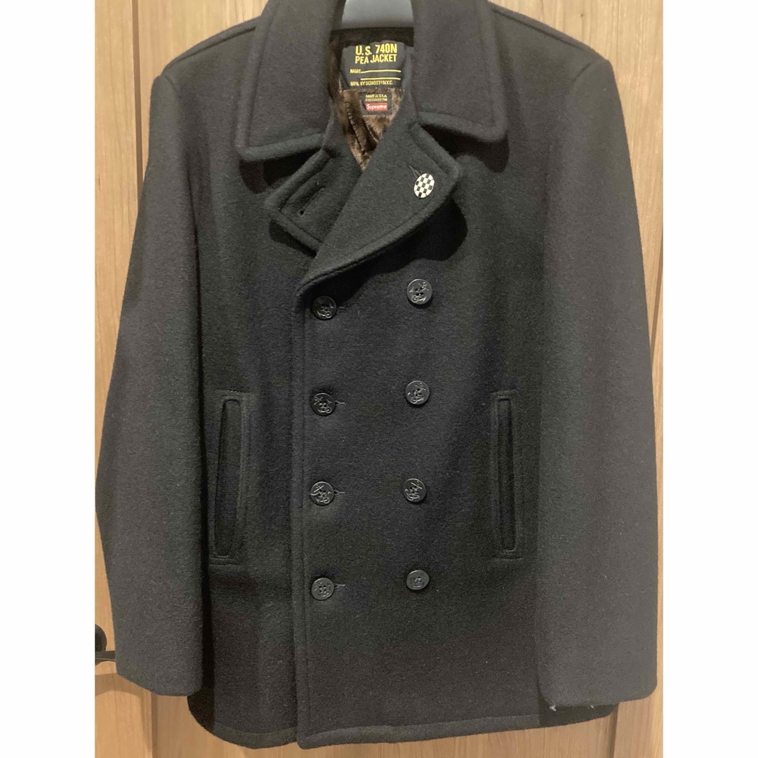 Supreme - supreme/Schott PEACOAT 半タグつきの通販 by KN's shop