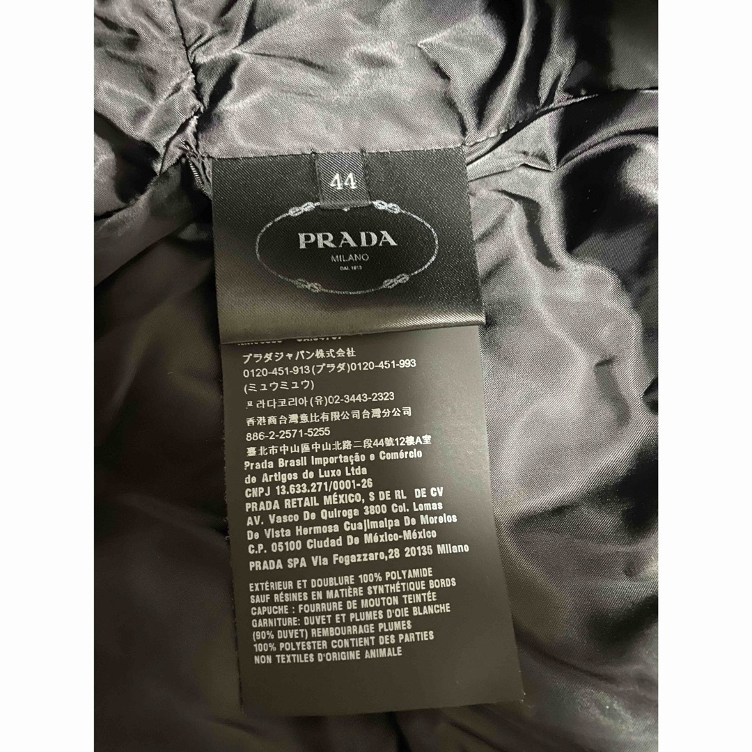 PRADA - 可愛い プラダ ダウン ムートン ファー ホワイトの通販 by o