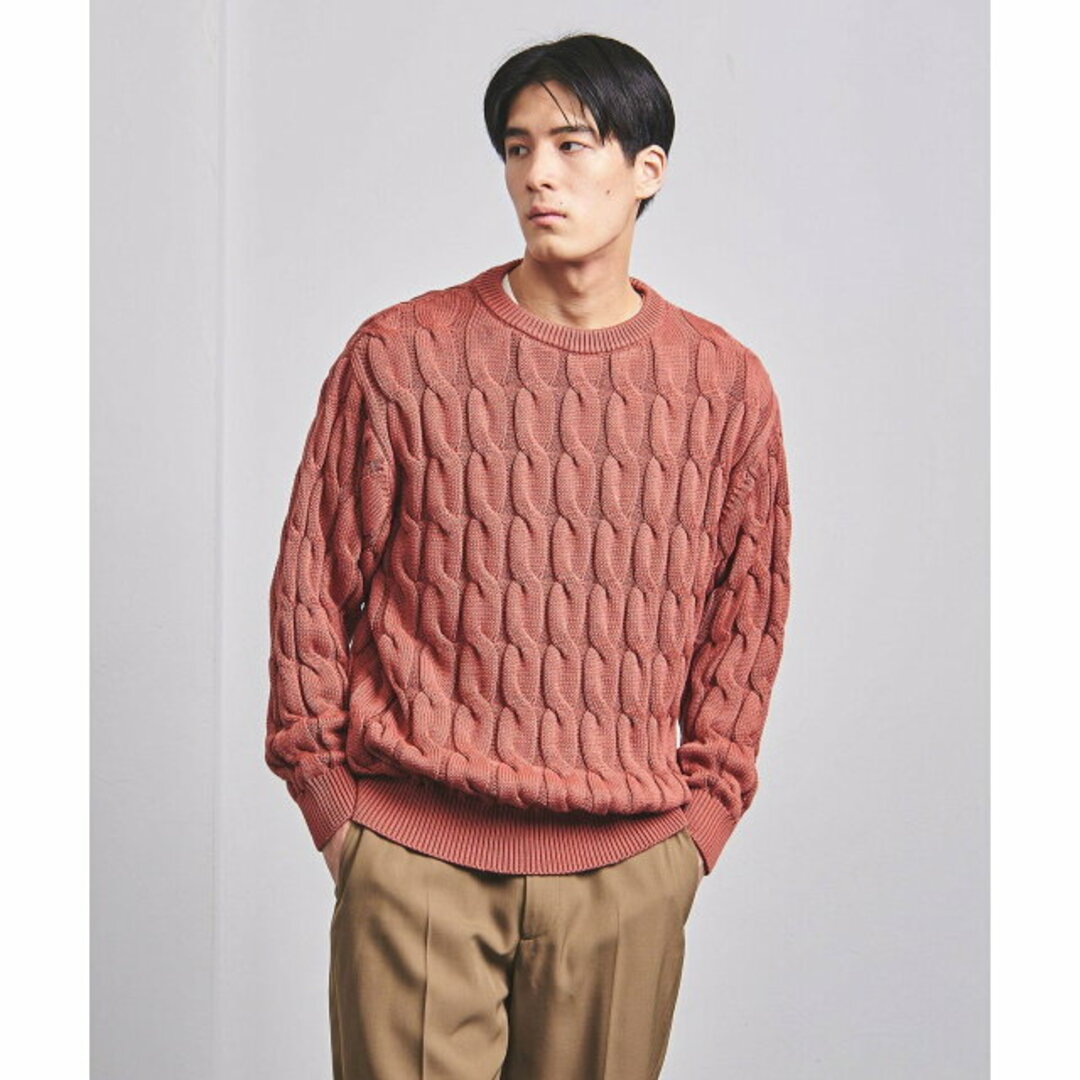 BATONER バトナー ピンク ケーブルニットセーター UNITED ARROWS（ユナイテッドアローズ）の「別注＜BATONER（バトナー