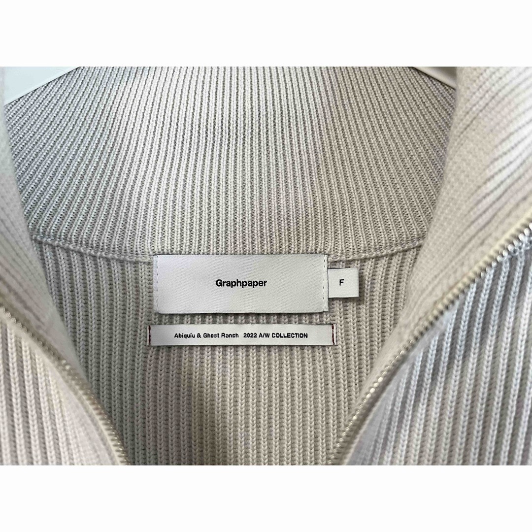 Graphpaper - 【極美品】Graphpaper/2022AWハーフジップニット/ライト