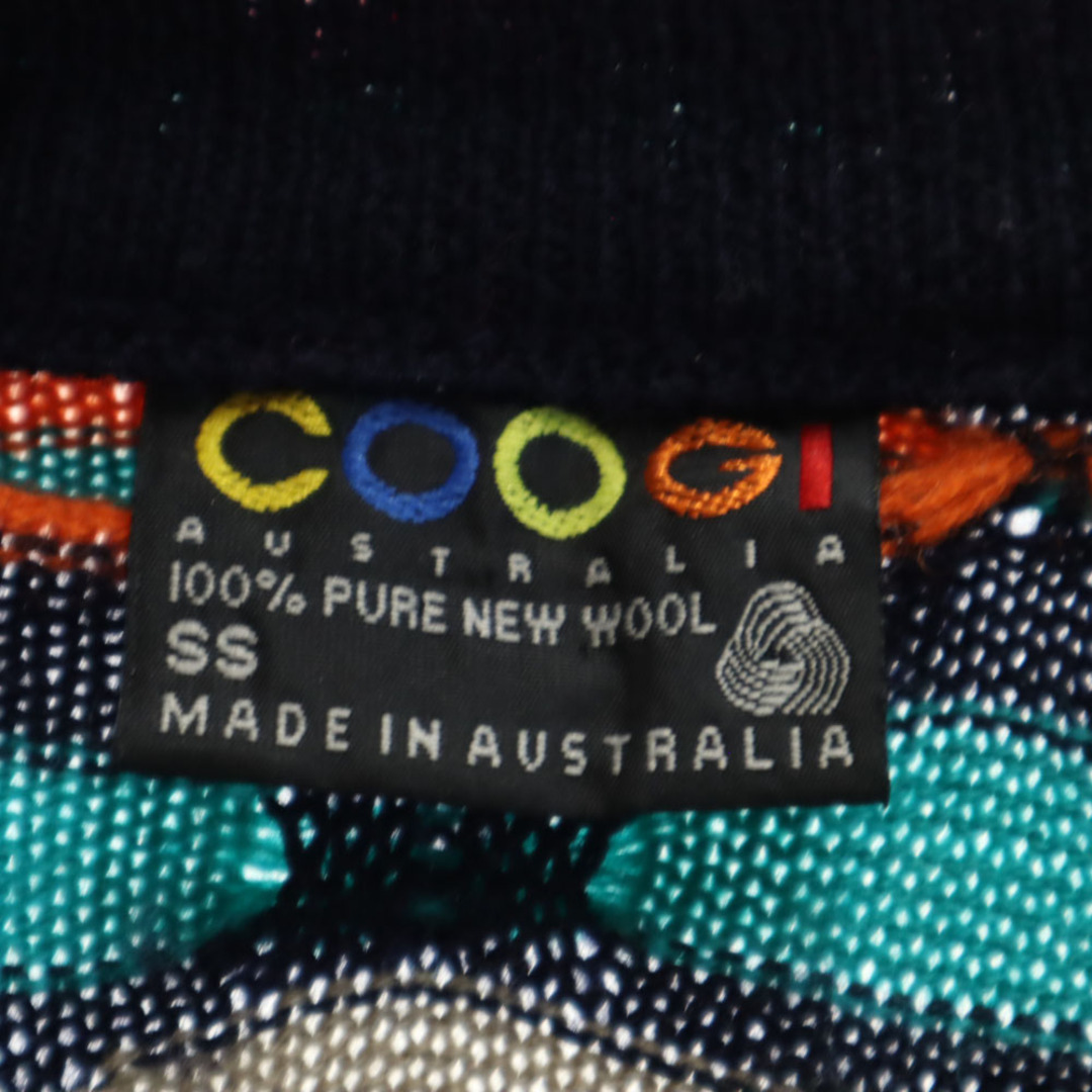 COOGI - クージー 90s オールド オーストラリア製 総柄 長袖 Vネック