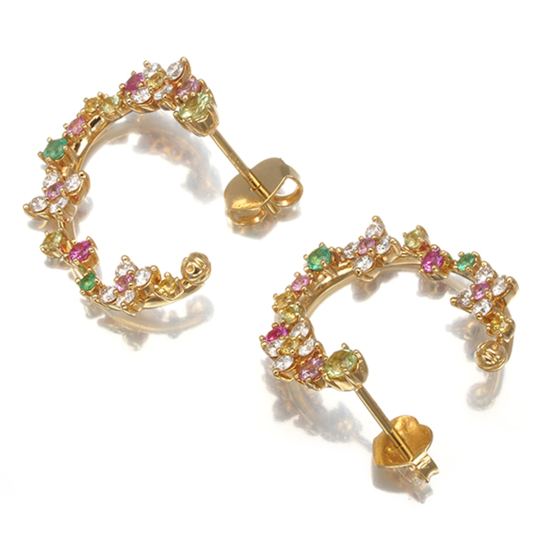 Ponte Vecchio - ポンテヴェキオ ピアス ダイヤ ダイヤモンド ルビー