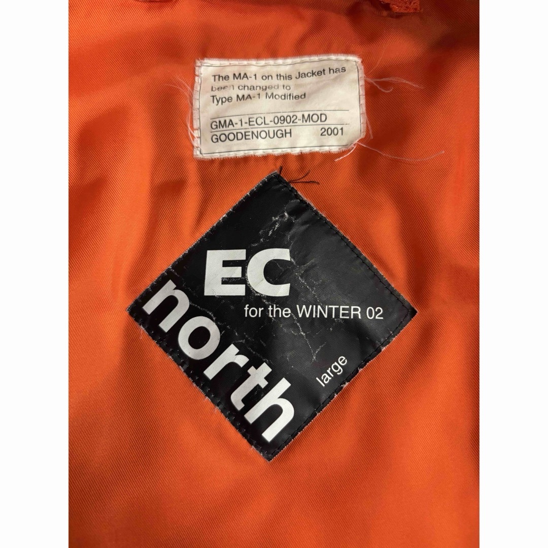 GOODENOUGH - EC×GOODENOUGH×ALPHA×TOMO MA-1 サイズL ブラックの通販