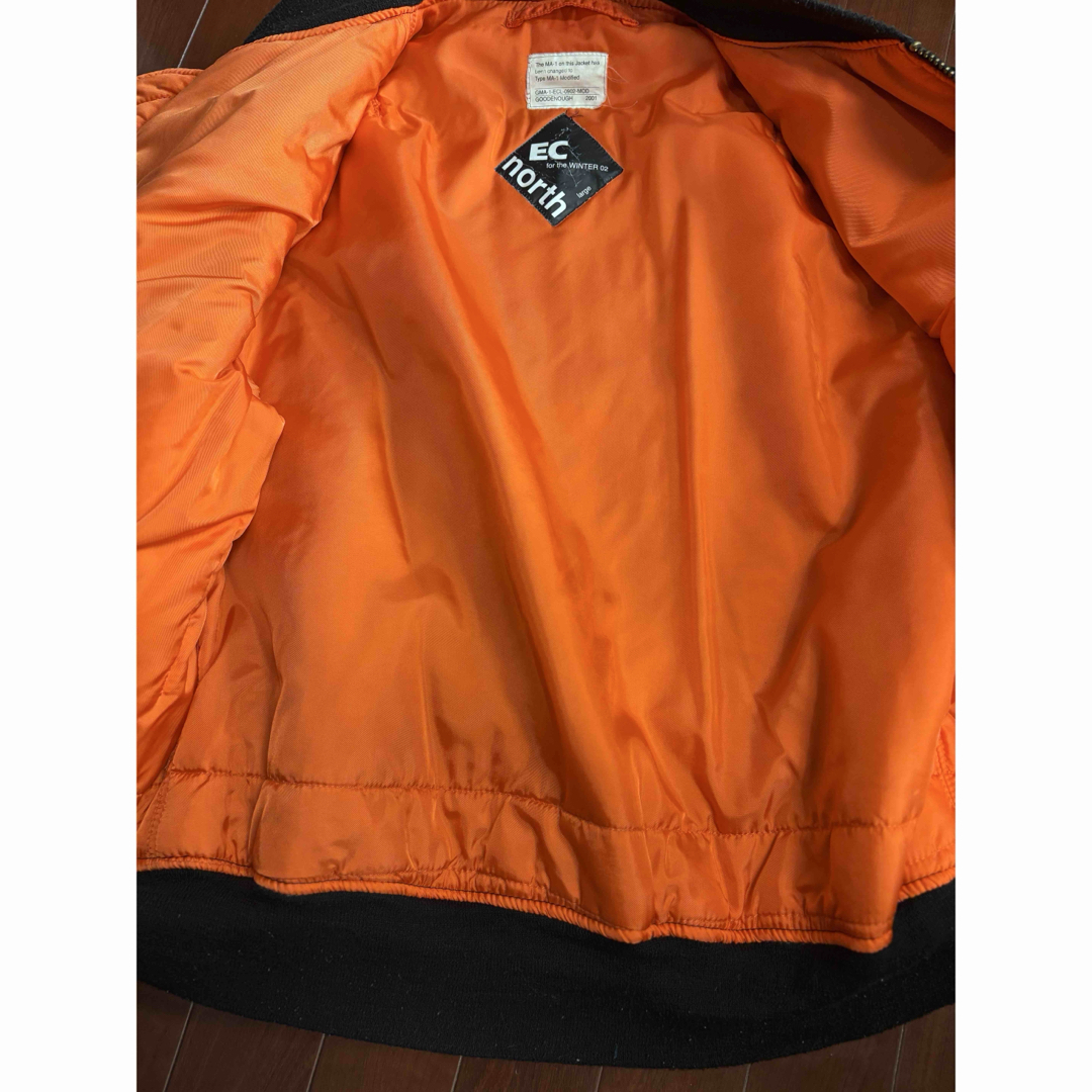 GOODENOUGH - EC×GOODENOUGH×ALPHA×TOMO MA-1 サイズL ブラックの通販