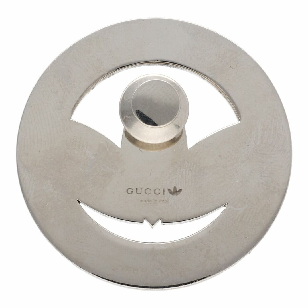 GUCCI - 【中古】 GUCCI グッチ ブローチ ×ADIDAS ロゴピンバッチ