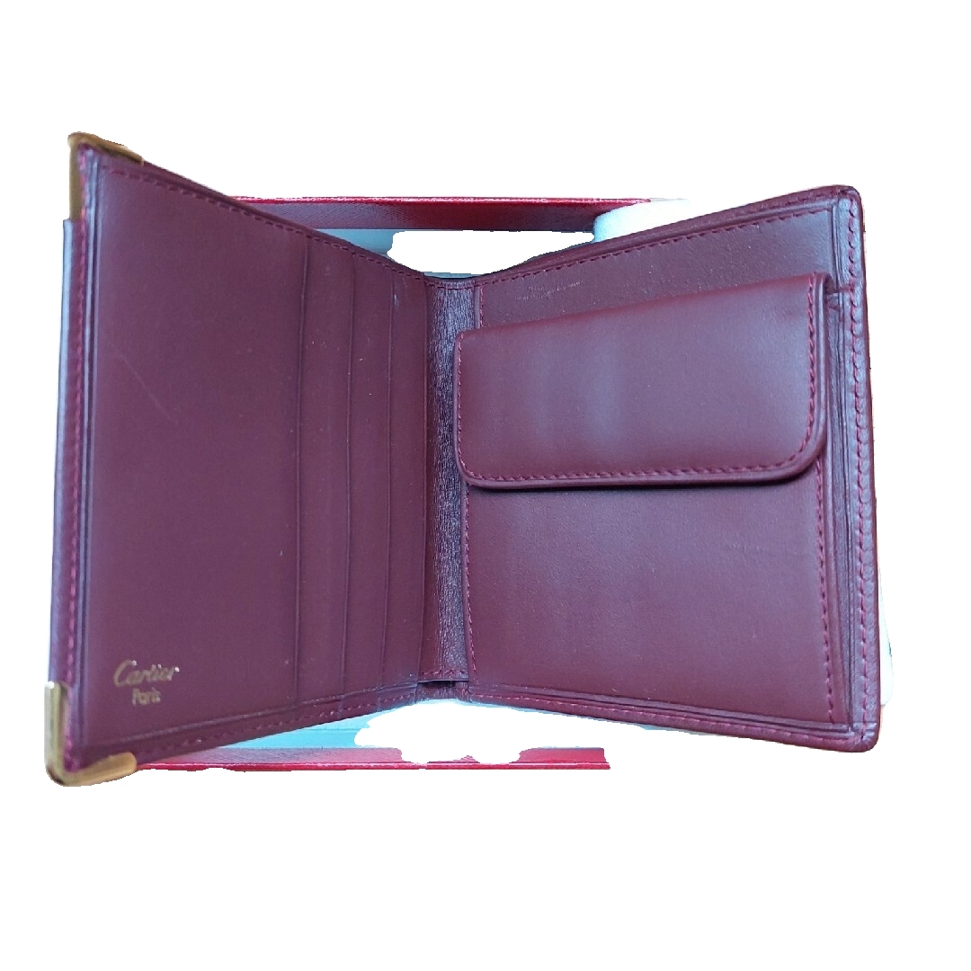 Cartier - 未使用 カルティエ マスト レザー 二つ折り財布 シリアル