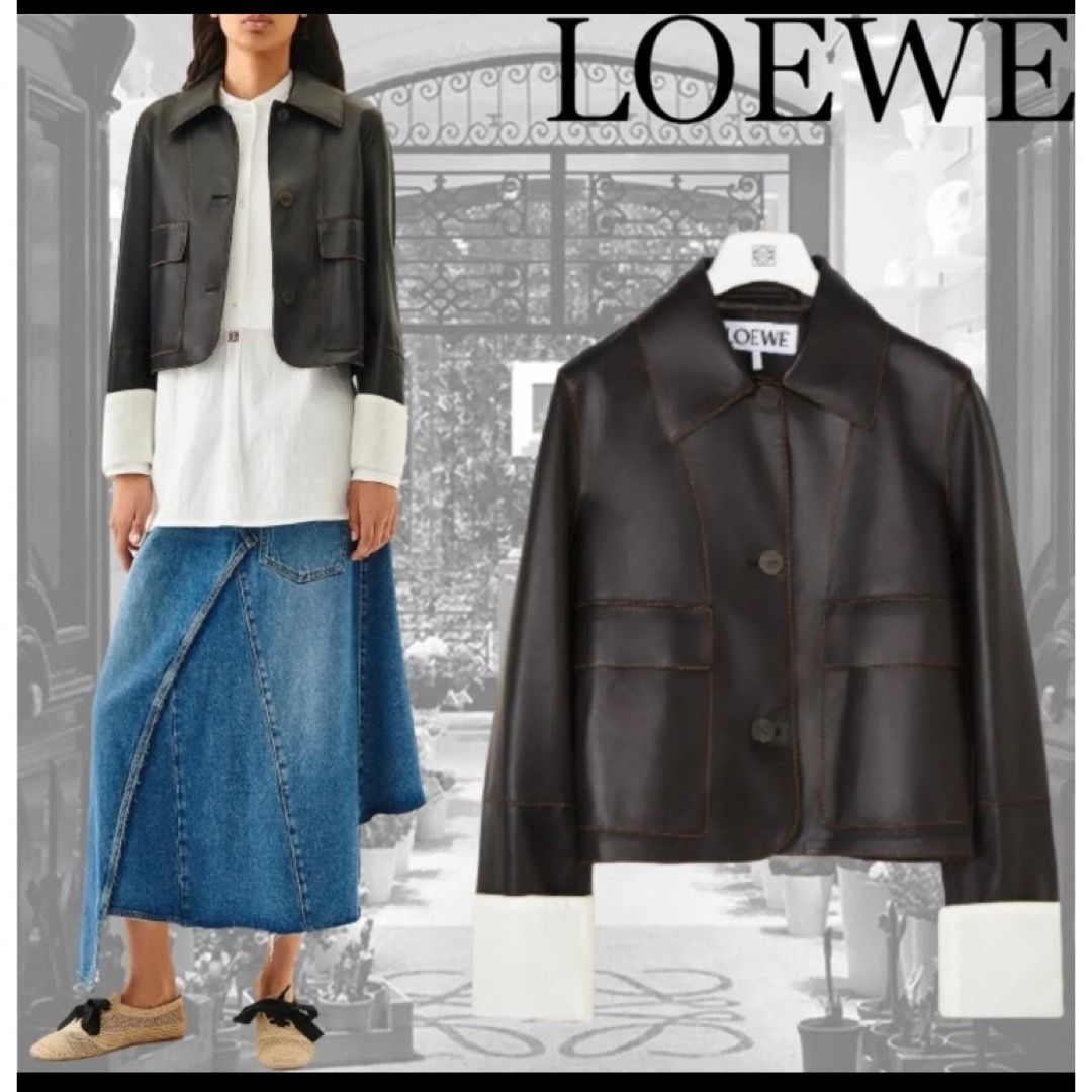 LOEWE - LOEWE ロエベ レザージャケット ライダースの通販 by kaoru