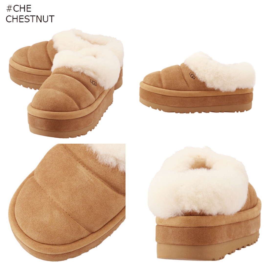 UGG - アグ UGG スリッポン ファー 厚底 TAZZLITA ムートンシューズ