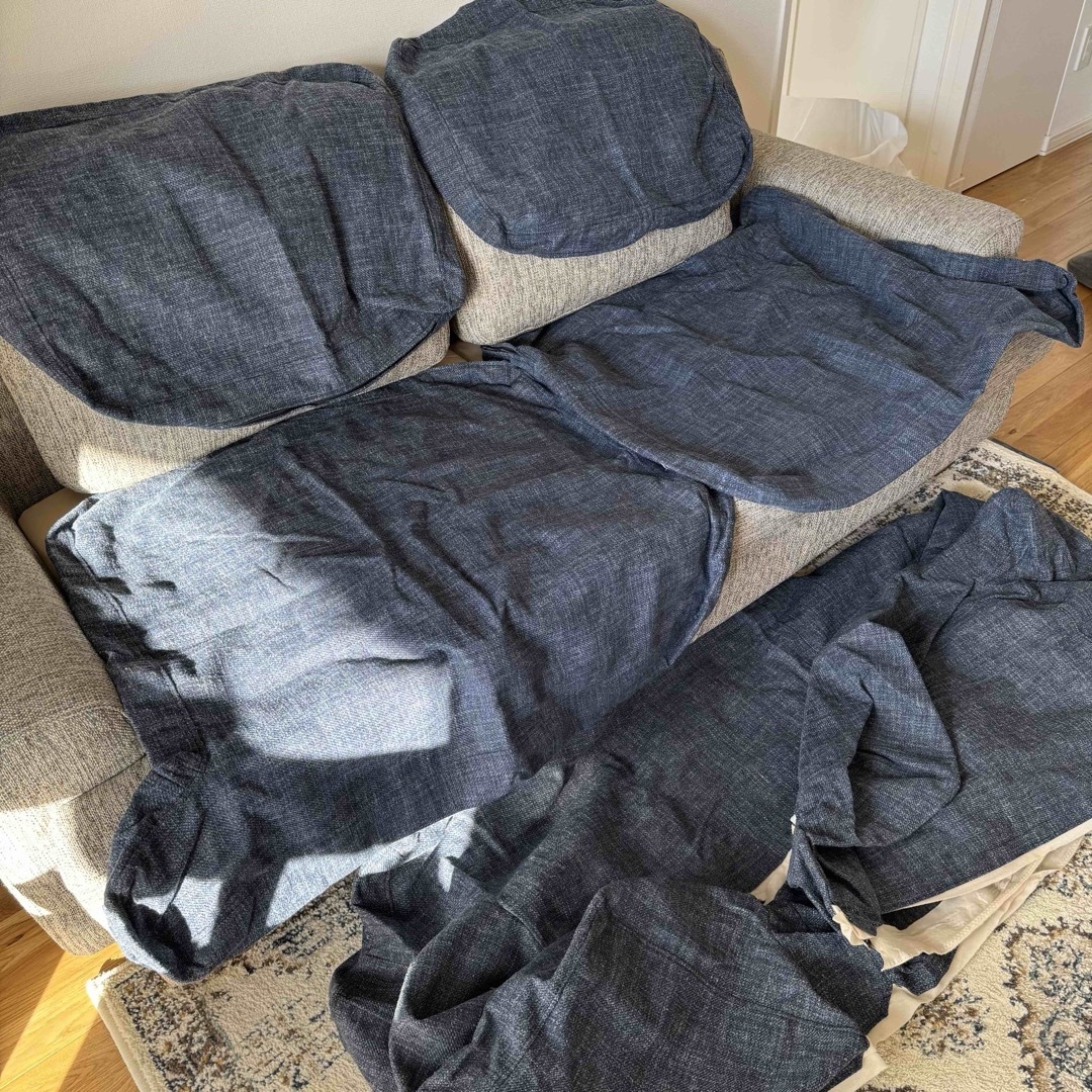 unico - UNICO GREIG(グレイグ) ソファ 3シーター&替えカバーセットの