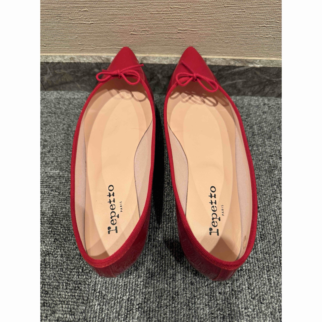 repetto】レペット 赤 フラットシューズ ブリジット 37.5 23㎝