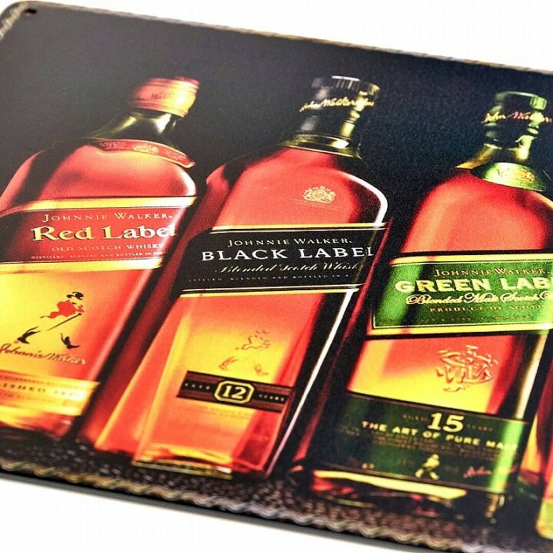 ジョニーウォーカー - デザイン看板A4】ジョニーウォーカー