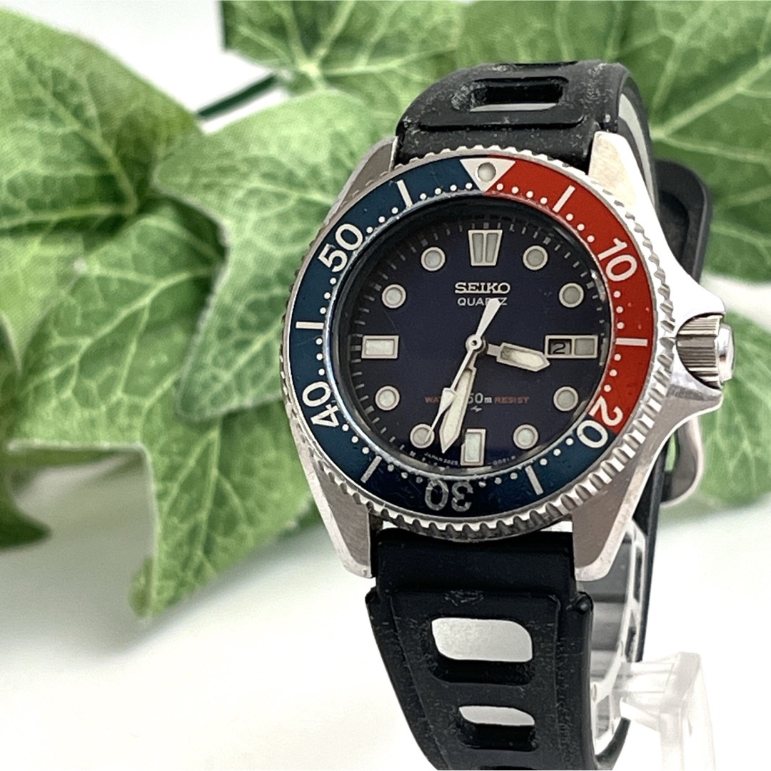 SEIKO - セイコー 腕時計 ペプシベゼル ダイバーズ レトロ クォーツ