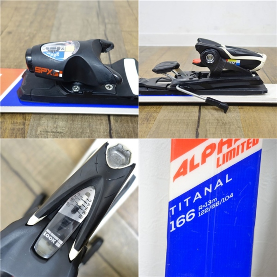 ロシニョール ROSSIGNOL DEMO ALPHA Ti LIMITED 166cm ビンディング
