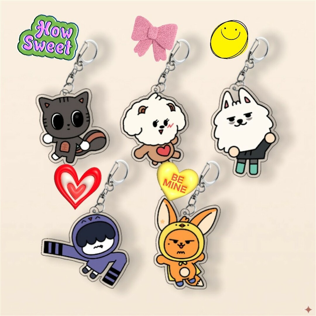 TOMORROW X TOGETHER - TXT フムニャリン NEW 1Pアクリルキーホルダー