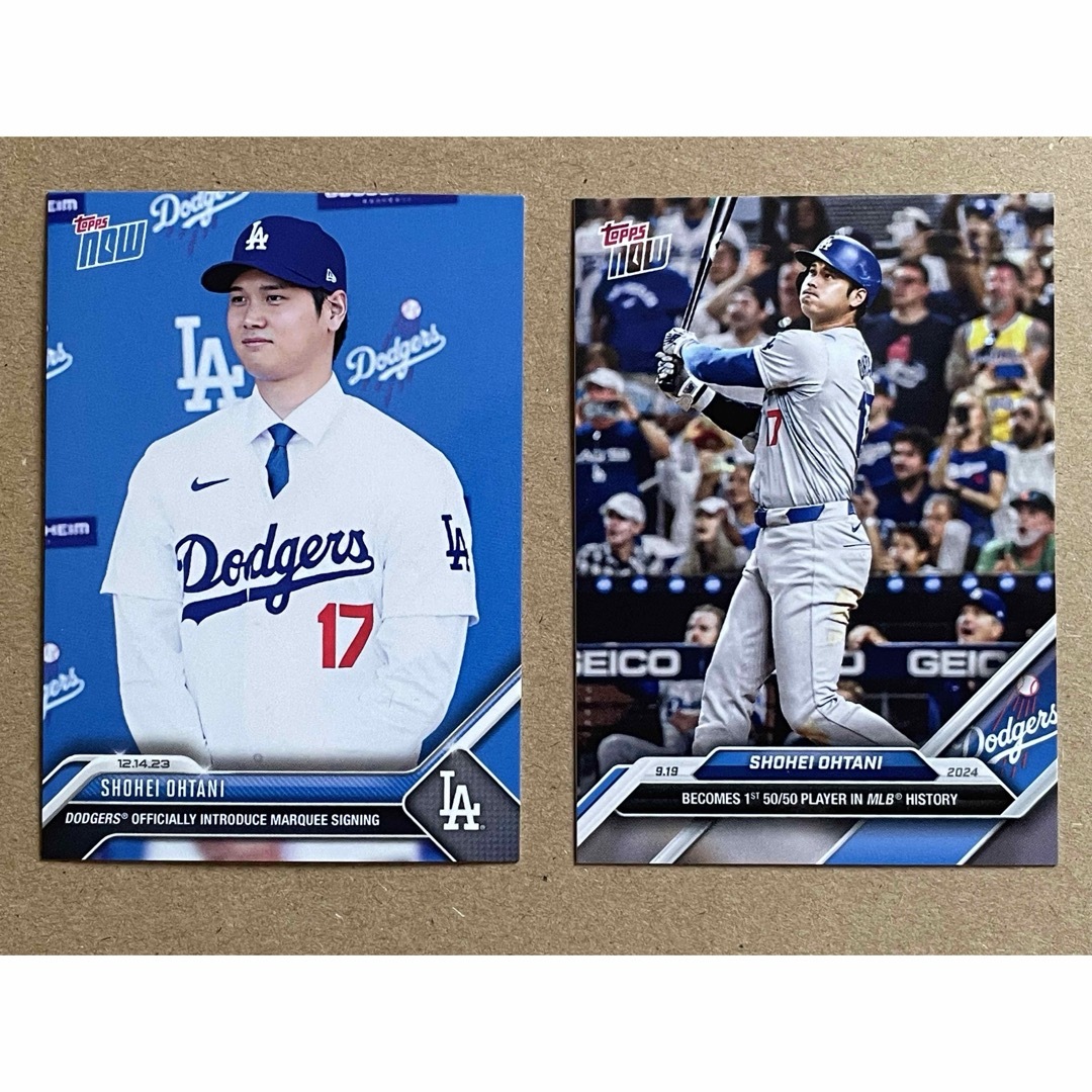 50/50】Topps 大谷翔平 50/50 ゴールドリフラクター