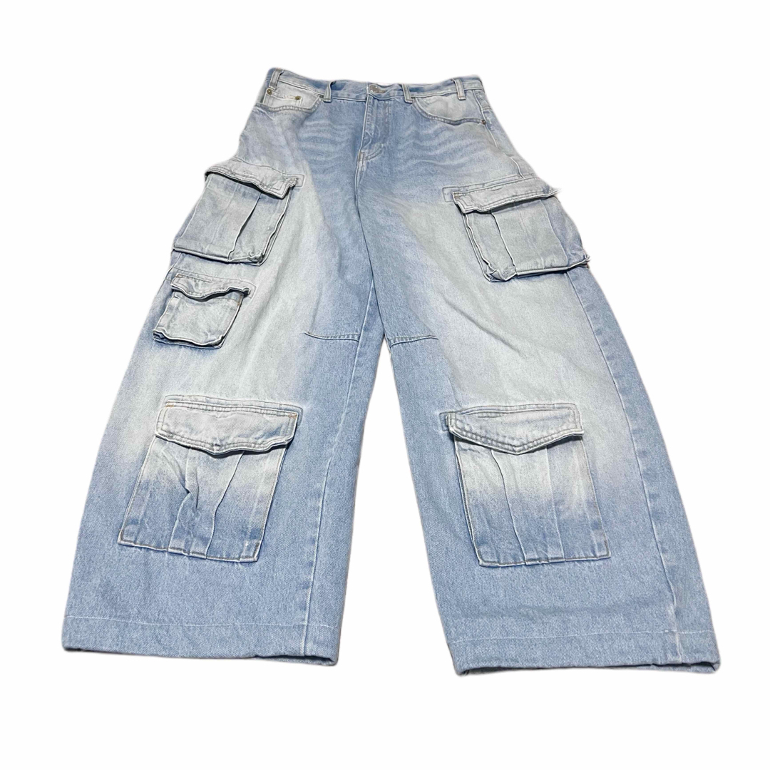 ZARA - 即完☆ZARA ザラ ポケットユーティリティデニムパンツ バギー
